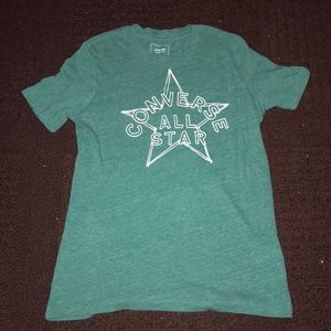 Converse teal green shirt. XS.